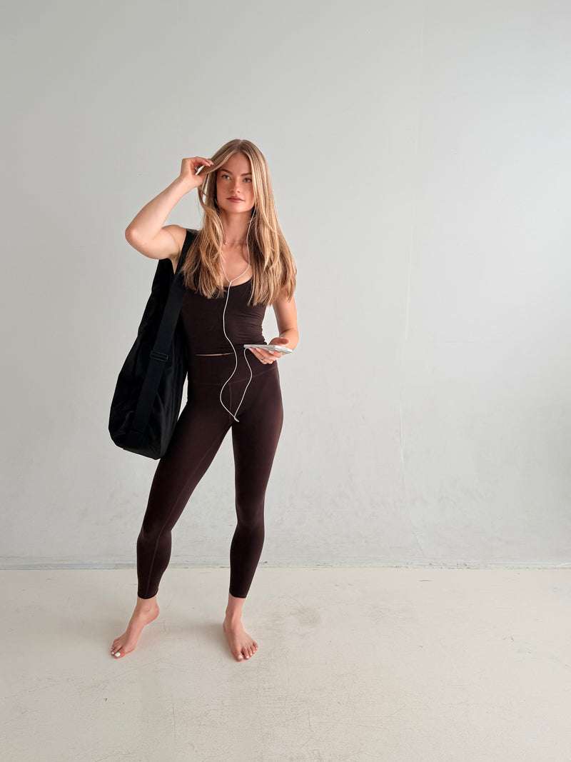 THE CONTOUR LEGGING - CACAO